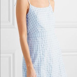 Madewell Gingham Tie Strap Dress
